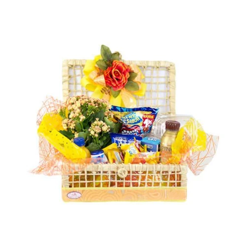 Café da manhã no Baú com Flores